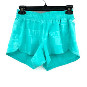 Adidas size 2XS athletic shorts new with tags blue teal green elastic waist‎